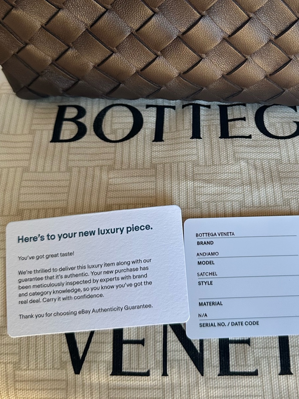 Bottega Veneta Small Andiamo in Fondant - Picture 14 of 14